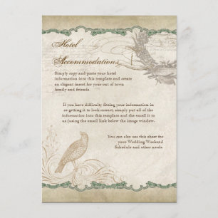 Französische Rose liebt Vögel Vintage Spitze - App Begleitkarte