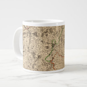 Französische Schlachtfelder und Straßen Jumbo-Tasse
