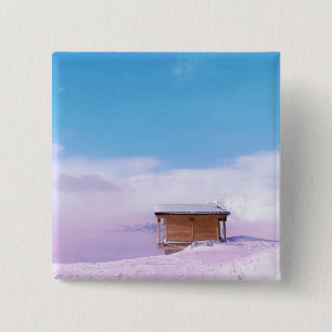 Französische Schneehütte Button