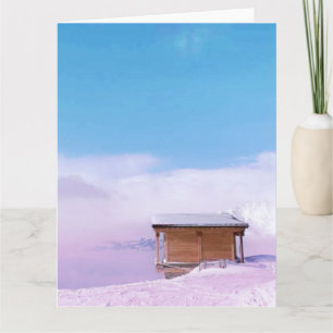 Französische Schneehütte Karte