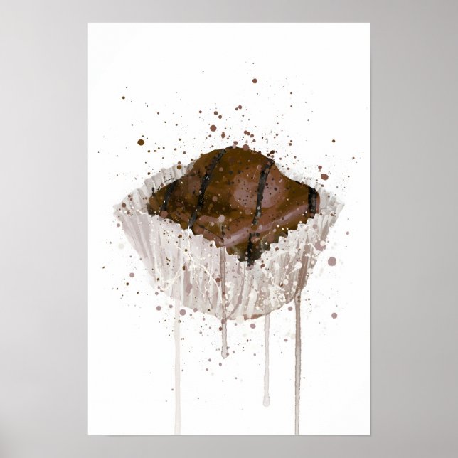 Französische Schokolade Fancie Poster (Vorne)