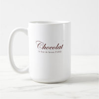 Französische Schokolade Vintage Paris Tasse