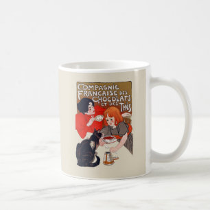 Französische Schokoladen-Party Steinlen-Kunst Kaffeetasse