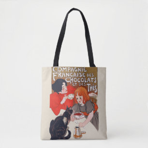 Französische Schokoladenparty Steinlen-Kunst Tasche