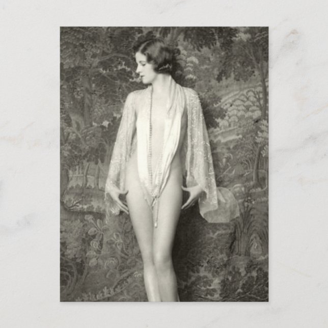 Französische Schönheitskarte Anfang der 1900er Jah Postkarte (Vorderseite)