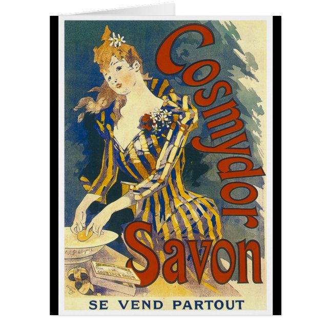 Französische Seifenwerbung 1891 (Vorderseite)