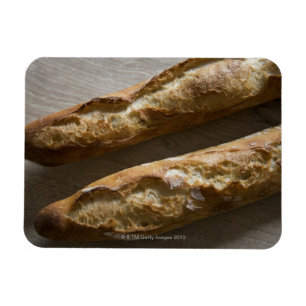Französische Stangenbrote, französisches Brot, Magnet