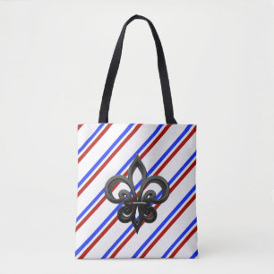 Französische Streifenflagge Tasche