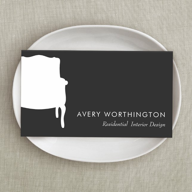 Französische Stuhl Innenausstatter Visitenkarte (Von Creator hochgeladen)