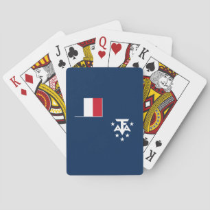 Französische Süd- und Antarktisgebiete Spielkarten