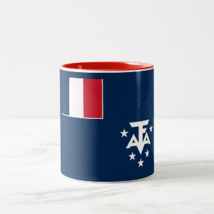 Französische Süd- und Antarktisgebiete Zweifarbige Tasse