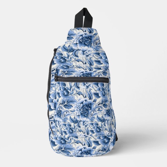 französische Toilette Crossbody Bag (Vorderseite)