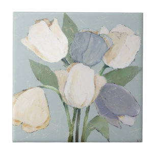 Französische Tulips Fliese