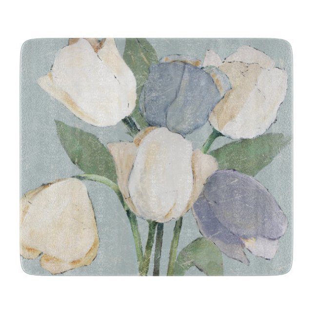 Französische Tulips Schneidebrett (Vorderseite)