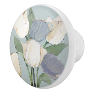 Französische Tulpen Keramikknauf