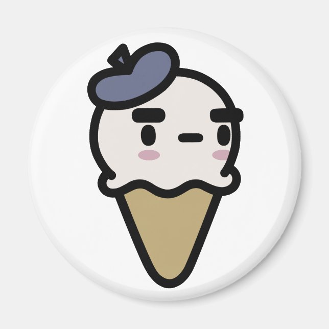 Französische Vanilla Icecream Magnet (Vorne)