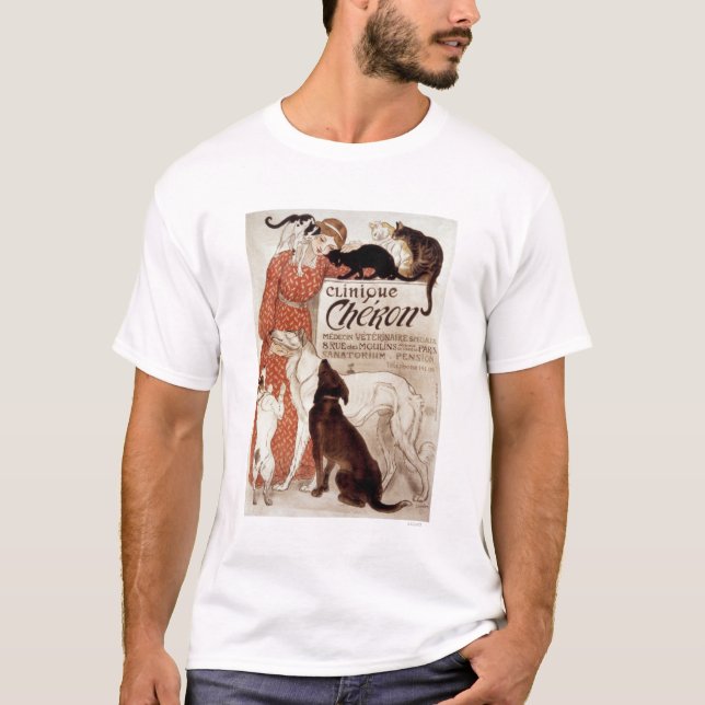 Französische Veterinärklinik T-Shirt (Vorderseite)