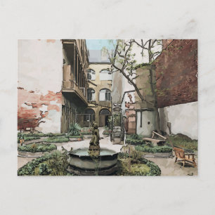 Französische Viertel Courtyard Postkarte