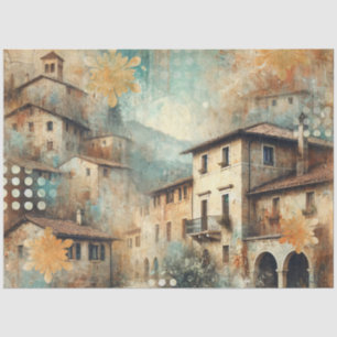 Französische Villa Seidenpapier