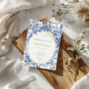 Französische Vintage Hochzeit Einladung