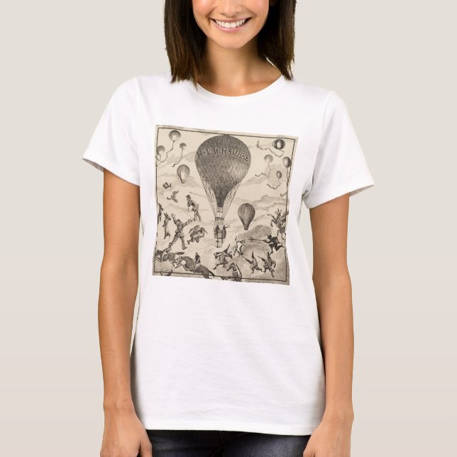 Französische Werbung für Ballonhersteller T-Shirt (Vorderseite)