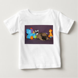 Französischen Bulldoggen kleiner Welpe Bulldog Baby T-shirt