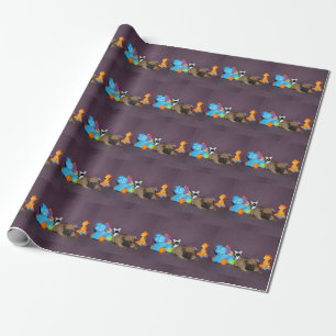 Französischen Bulldoggen kleiner Welpe Bulldog Geschenkpapier