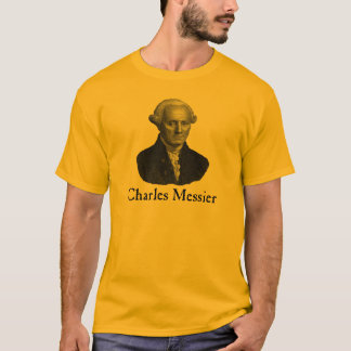 Französischer Astronom Charles unordentlicher T-Shirt