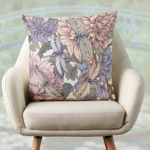 Französischer Bauernhof Floral Lavender Pink Drago Kissen