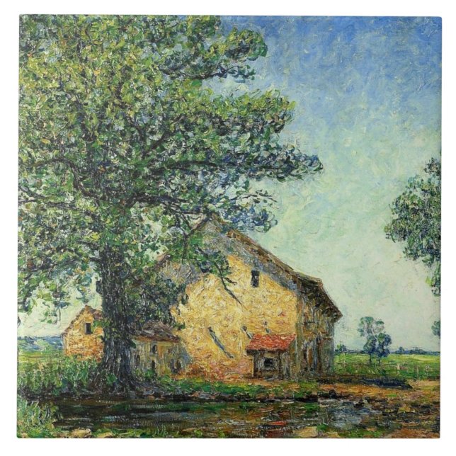 französischer Bauernhof in La Petite Mare (von Fra Fliese (Vorderseite)