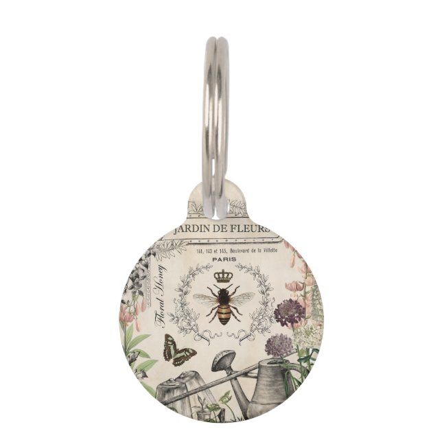FRANZÖSISCHER BIENEN-GARTEN TIERNAMENSMARKE (Vorderseite)