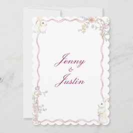 Französischer Blumengarten Einladung