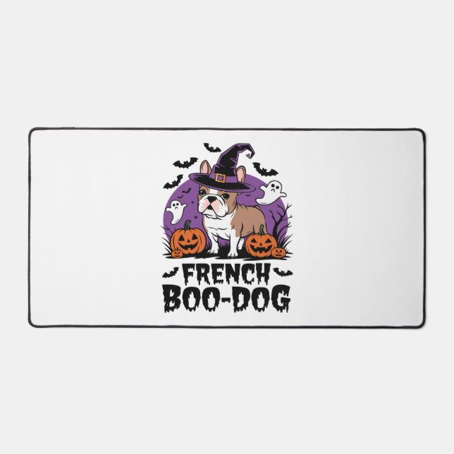 Französischer Boodof - der Spookiest Pup Schreibtischunterlage (Vorderseite)