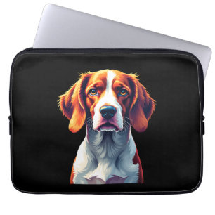 Französischer Brittany Spaniel Mama Papa Hunde Ges Laptopschutzhülle