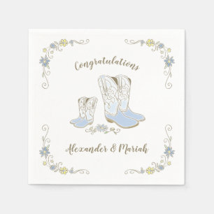 Französischer Bulldog-Babydusche Franziskanerin B Serviette