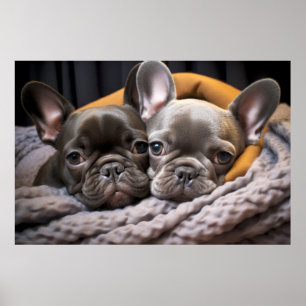 Französischer Bulldog Begleiter Schönheit Tiere wa Poster