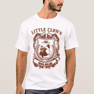 Französischer Bulldog beschädigter Retro-Emblem-T T-Shirt