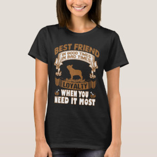 Französischer Bulldog bester Freund in guter Zeit  T-Shirt