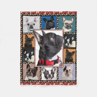 Französischer Bulldog-Blanket, französischer Bulld Fleecedecke