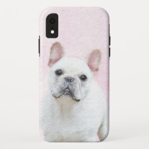 Französischer Bulldog (Cream/White) Malerei - Hund Case-Mate iPhone Hülle