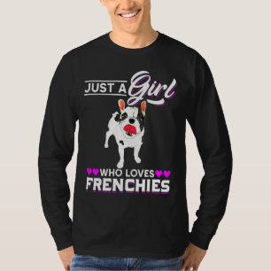 Französischer Bulldog Dog Girls T-Shirt