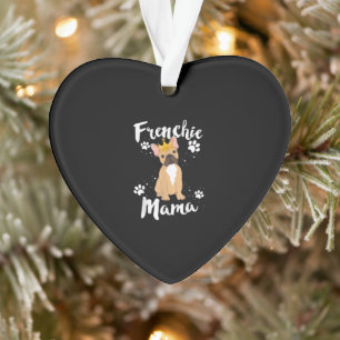 Französischer Bulldog Frenchie Mama Women Dog Love Ornament