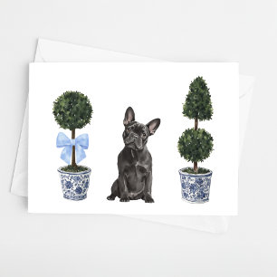 Französischer Bulldog Frenchie Watercolor Welpenhu Karte