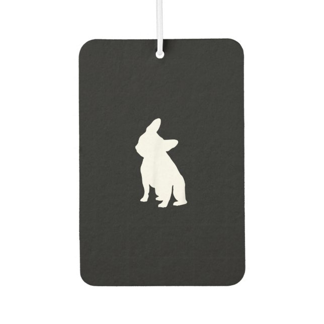 Französischer Bulldog Head Tilt Apparel, französis Autolufterfrischer (Vorderseite)