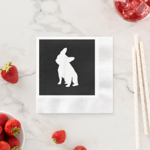 Französischer Bulldog Head Tilt Apparel, französis Serviette