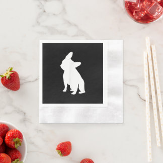Französischer Bulldog Head Tilt Apparel, französis Serviette
