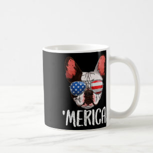 Französischer Bulldog-Hund 4. Juli Amerikanische F Kaffeetasse