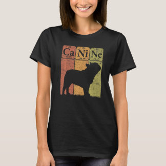 Französischer Bulldog-Hund, der regelmäßig Tabelle T-Shirt