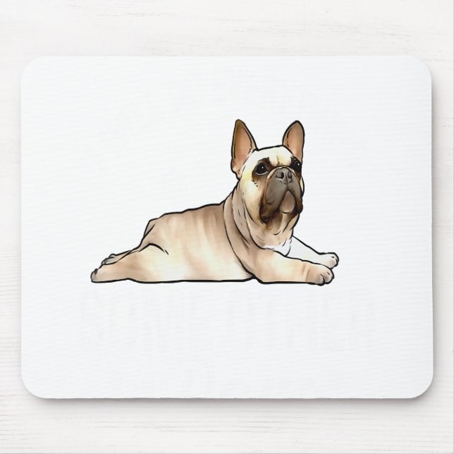 Französischer Bulldog Hund Lover Pet Geschenke Fra Mousepad (Vorne)