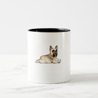 Französischer Bulldog Hund Lover Pet Geschenke Fra Zweifarbige Tasse